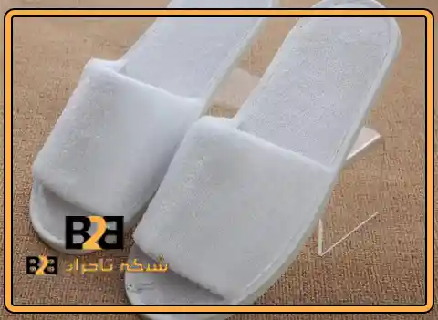 دمپایی حوله ای جلو باز چاپدار